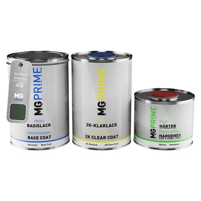 Autolack Dose Set für Ford America 4Q QRQCXXA Dark Green Metallic 2,5L