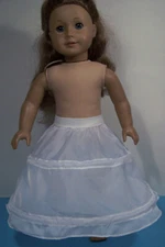 Crinoline Hoop Skirt Under Long Dress Doll Clothes For 18" American Girl (Debs*)