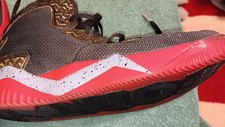 Size 10 - Jordan Air Spike Forty PE Black Fire Red 807541-002