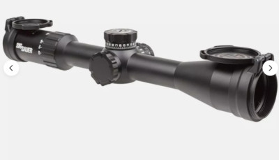 Sig Sauer WHISKEY4 4-16x44mm Riflescope FFP MOA Milling 2.0 Reticle - SOW44001
