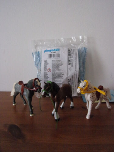 Playmobil Accessoires & Accessoires 6360 Country 3 Chevaux - Neuf - Photo 1/1