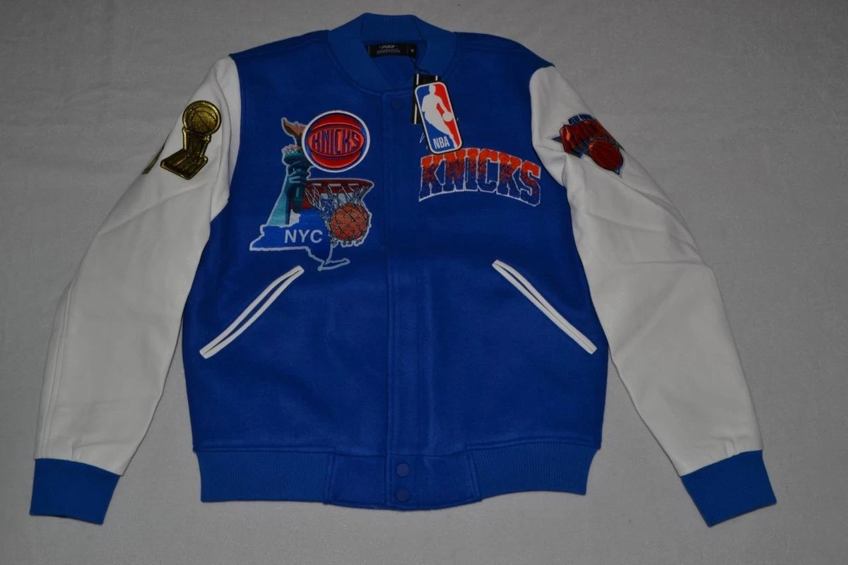 New york hot sale knicks varsity jacket