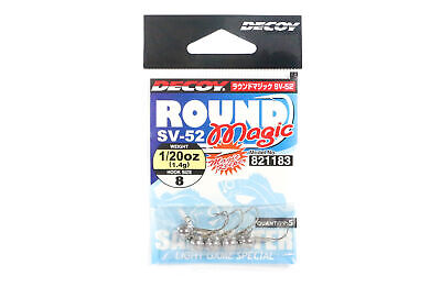 Decoy 1282 SV-52 Jig Head Round Magic Size 4 1/8 oz