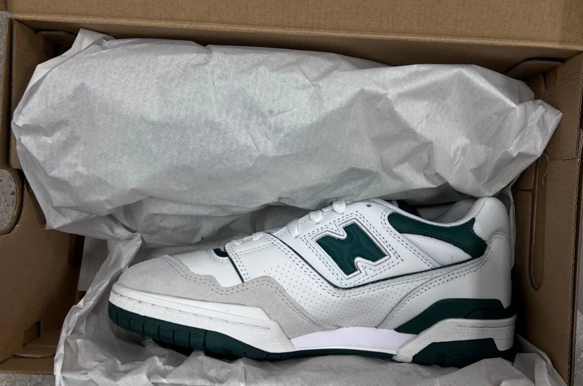 New Balance 550 White Green (5-11US) ( BB550WT1) - FAST AND FREE SHIPPING