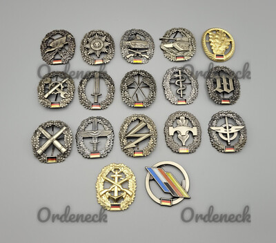 ORIGINAL BUNDESWEHR BARETTABZEICHEN EMBLEM METALL TRUPPENGATTUNG FREI WÄHLBAR BW