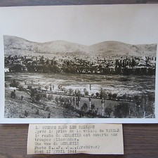 PHOTOGRAPHIE DE PRESSE 1941 LA GUERRE DANS LES BALKANS ROUTE DE MONASTIR