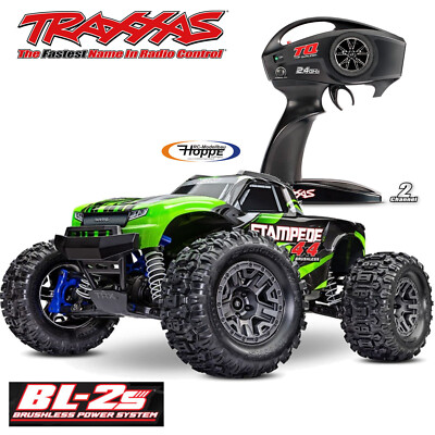 TRAXXAS TRX67154-4GRN TRAXXAS Stampede 4x4 grün 1/10 Monster-Truck RTR BL-2S