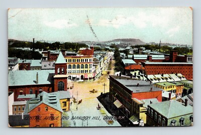 DOVER N H CENTRAL AVENUE AND GARRISON HILL  POSTCARD-7