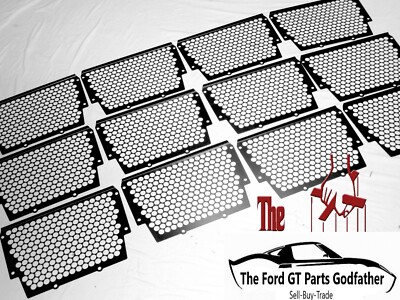 2005,2006 FORD GT GT40 SUPERCAR FRONT COOLING GRILLE MESH SCREENS 05/06