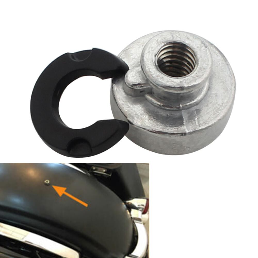 Hutexico Street Glide Sportster Seat Nut Bolt For Harley, Motorcycle Rear Fender Knurled Screw Nut For Dyna Softail Road Glide Street Touring King CVO - View #4
