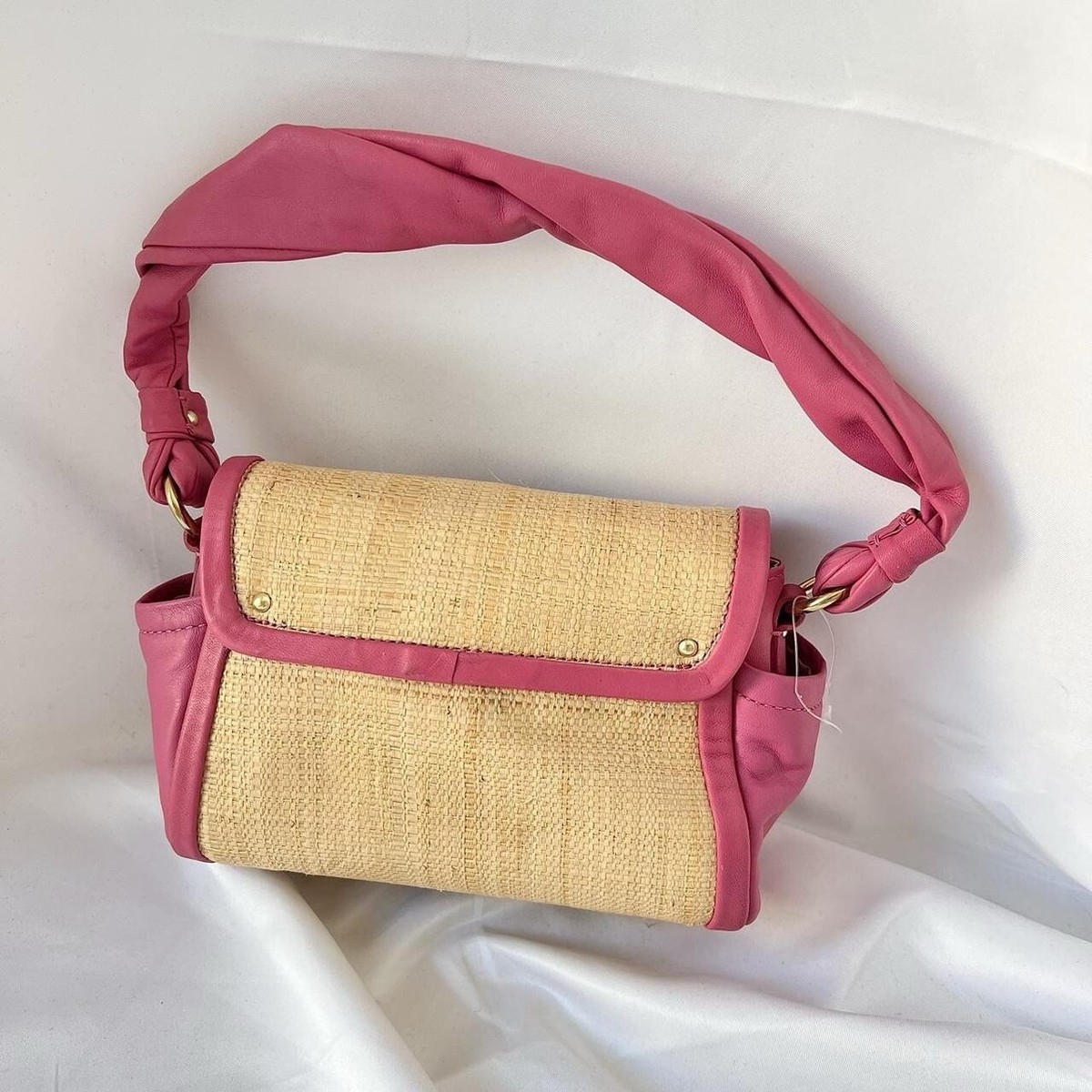 バッグ Coach Turnrock Signature mini Pouch Pink Coach Pink Leather Turnrock mini Pouch 526 | eBay