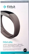 Fitbit Alta Leather Band Replacement Accessory Small Grey OEM New Sealed!