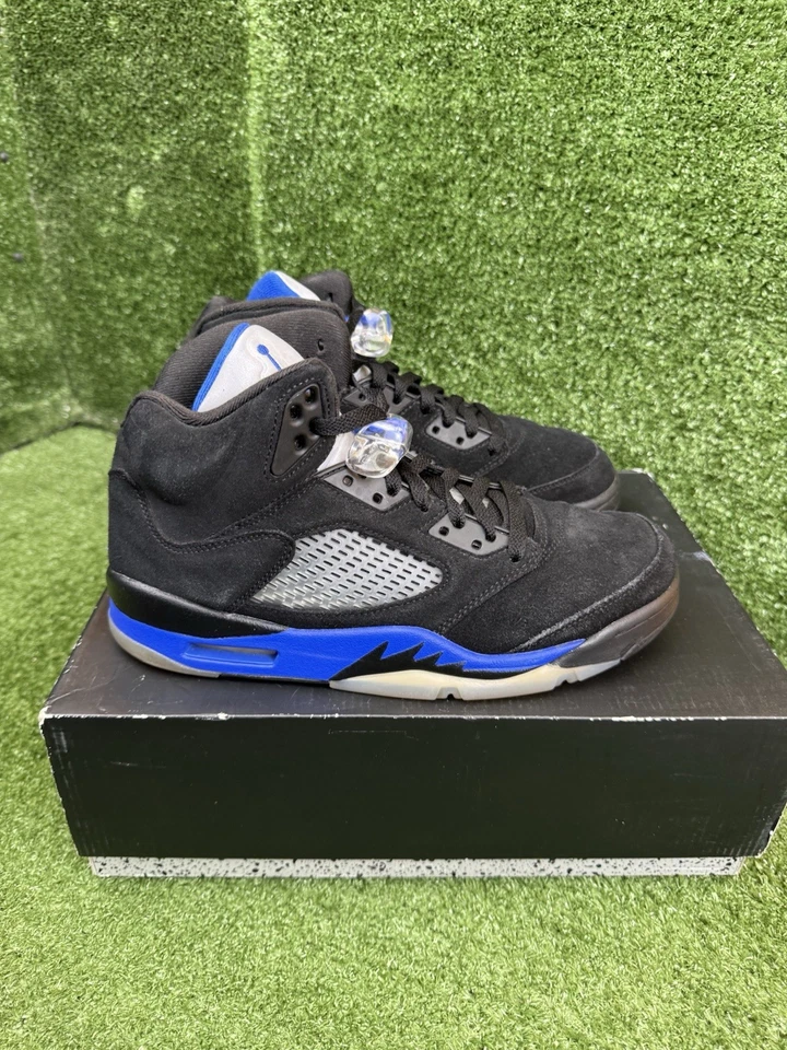 Tamanho 9 - Jordan 5 retrô Mid Racer azul - Imagem 3 de 4
