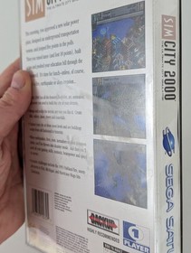 SimCity 2000 (Sega Saturn, 1995) Complete &Tested | READ