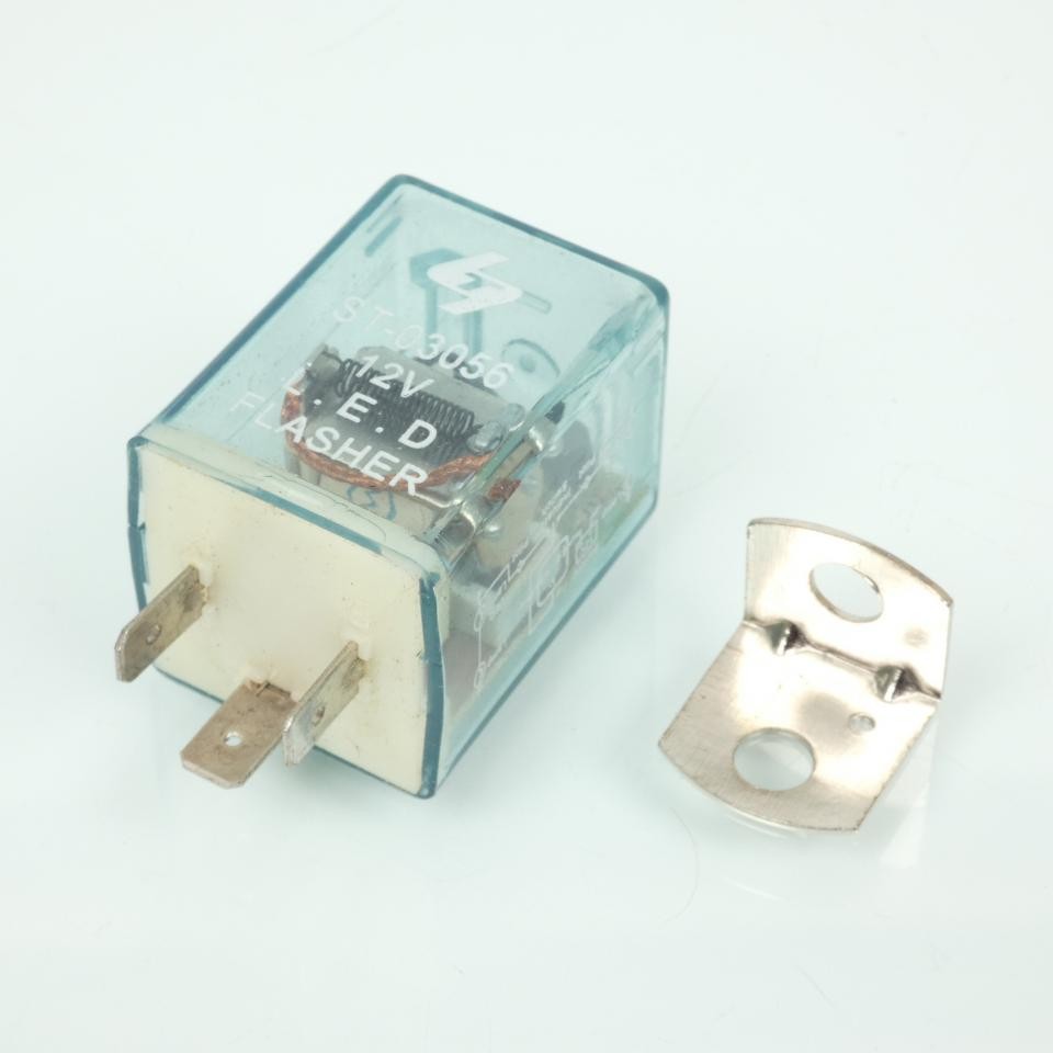 Centrale clignotante LED 3 bornes pour réparer les feux de scooter 12V
