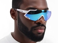 Sport Goggles Men's Outdoor Cycling Windproof Sunglasses Mirrored Shades Glasses