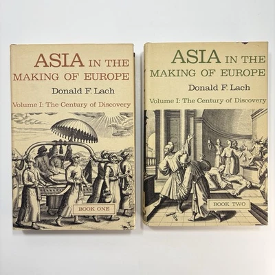 Asia in the Making of Europe, Vol. 1 Books 1 & 2 by Donald Lach, 1965, INSCRIBED - Image 1 of 4