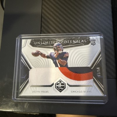 2021 Panini Limited - Unlimited Potential Justin Fields #UP-JF Spotlight Silver