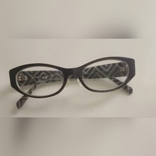 Prada Green Purple Geo Print Rectangular Frames