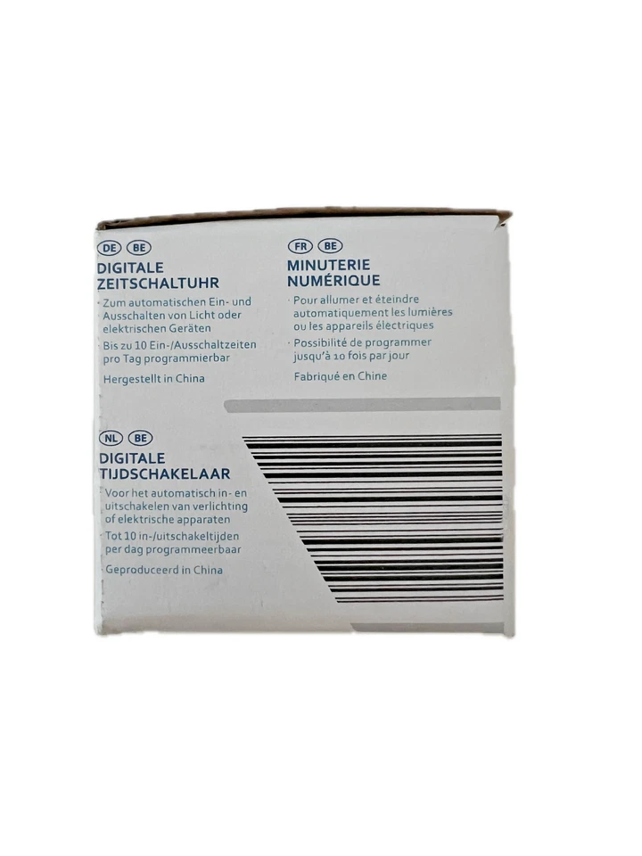 2-10x Workzone Zeitschaltuhr Timer digital Innenbereich 10 Programme 3860W - Bild 4 von 4