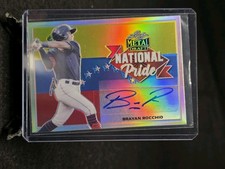 Brayan Rocchio 2021 Leaf Metal Draft  National Pride Auto Purple /25 Guardians