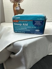 Basic Care Sleep Aid, Doxylamine Succinate 96 Tabs 25 mg Compare To Unisom