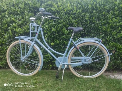 Hollandrad Ortler Cargo Van Dyck Wave blau Rahmenhöhe: 50cm fast neu mit Schloss - Bild 1 von 4