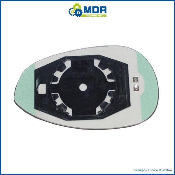 W-Parts Spiegelglas Rechts Kurv FüR Fiat Grande Punto 2005--image