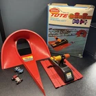 Tonka Tote Deluxe Racing Set #200 with Box Glitter Double Deuce and Dune Blaster