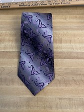 New Roberto Villini Couture Silk Tie Paisley Luxury Men  s Necktie Multi-Color