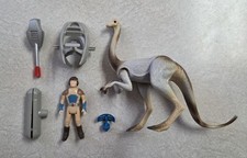 Vintage 1989 TYCO Dino-Riders Series 2 Struthiomimus & Nimbus Near Complete