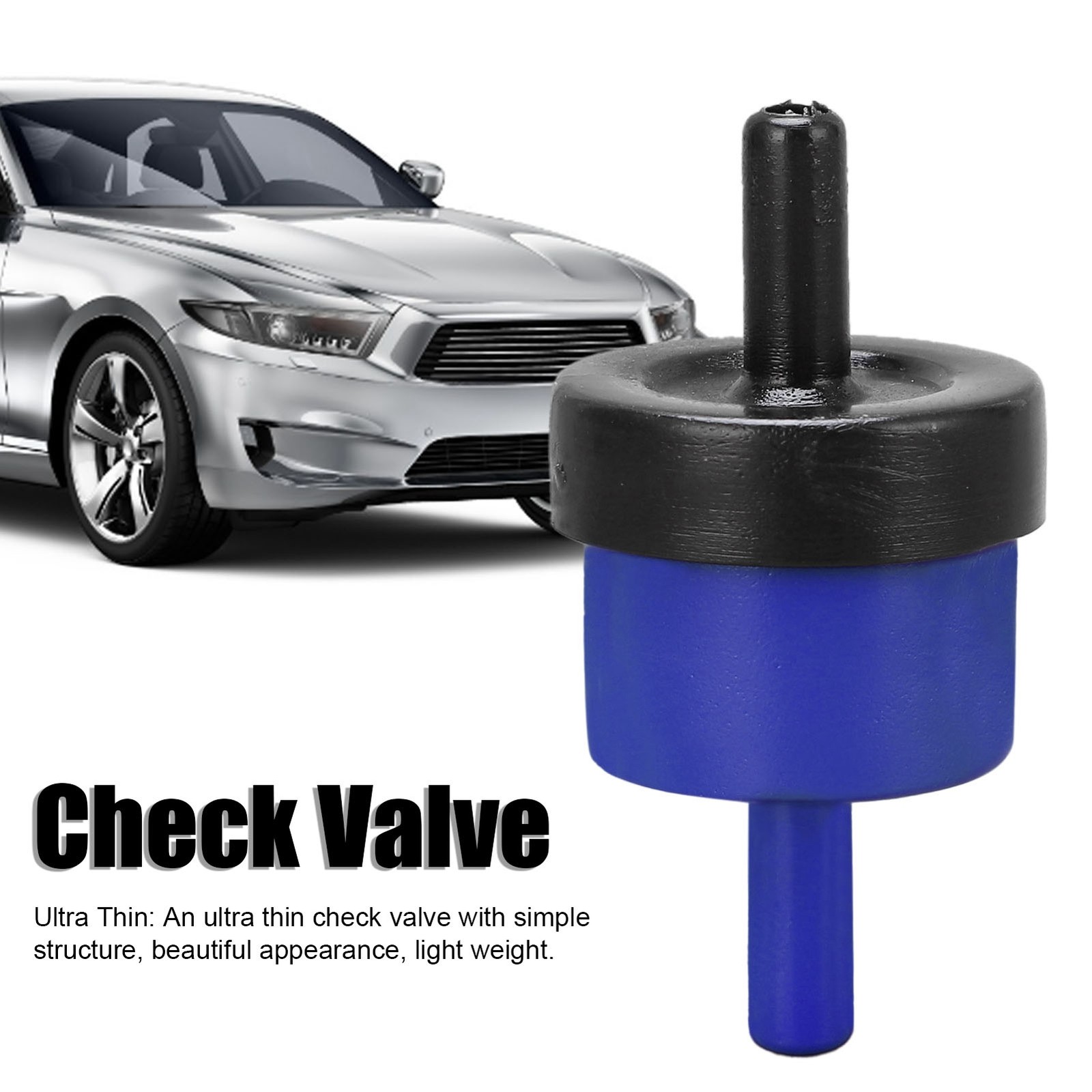 Vacuum Check Valve 433862117 ABS Check Valve Car Exterior Trim Replacement For A