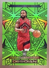 Jamal Shead 2024-25 Panini Obsidian #173 Electric Etch Green Flood #’d /25 Rc