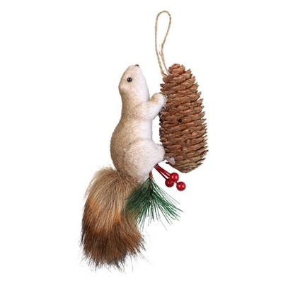 Christbaumschmuck Simulation Eichhörnchen Anhänger mit einfacher Aufhängeschlaufe