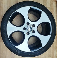 4x Genuine MK 6 VW Golf GTi 18" Monza Alloy Wheels 225 40 Tyres