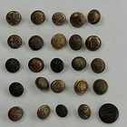 Civil War Era Mixed Eagle Small Buttons Non Dug Scovill Horstmann Waterbury