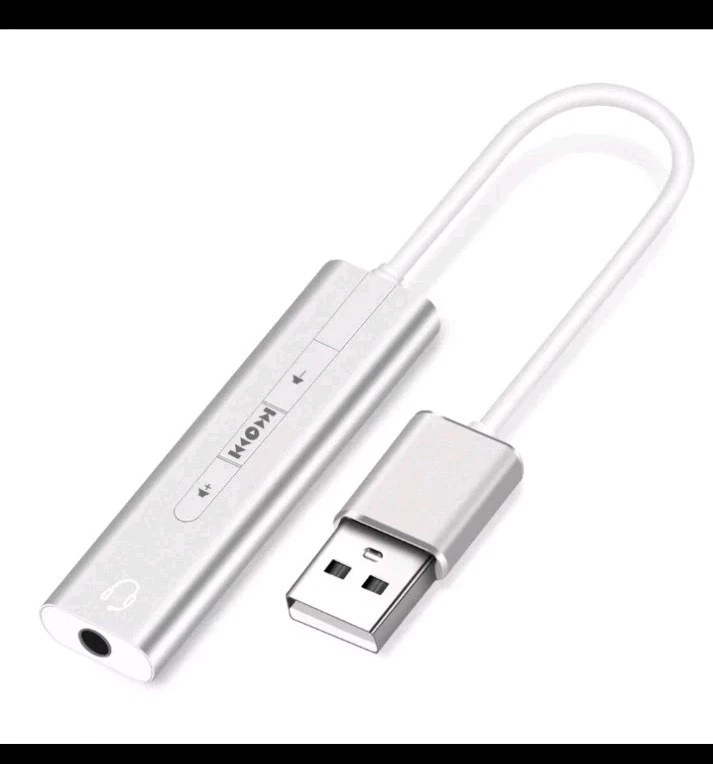 HIFI MAGIC VOICE 7.1 CH 2-in-1 USB External Sound Card Works with Phone Headset - Image 3 of 4