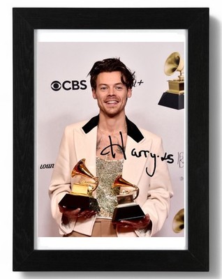 Harry Styles Signed Autograph PHOTO Pre Print Music 6x4/A4/ Framed music