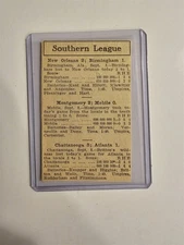 New Orleans Pelicans Atlanta Crackers Birmingham Barons 1911 Baseball Game 