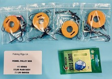 Sea Fishing Pulley Rigs (4x) – Pennel Clip Down – 4/0 Hooks – Bass/Cod