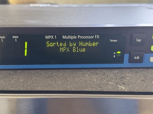 Lexicon MPX-1 Multi-Effects Processor MPX1 FX Chorus Delay Reverb