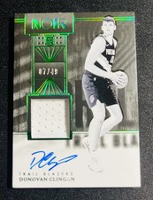2024-25 Panini Noir Donovan Clingan RC Rookie Patch Auto 07/49