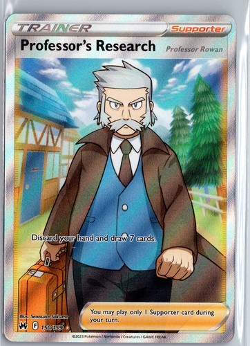 Professor's Research (Full Art) Ultra Rare SWSH: Crown Zenith 150/159 NM