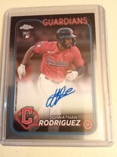 2024 Topps Chrome Johnathan Rodriguez AUTOGRAPH #RA-JR Rookie Baseball