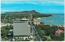Postcard Waikiki Business Plaza & Diamong Head Hawaii