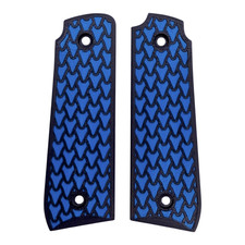 Blue  Black Dragon Scale Printed Ruger Mark IV 22/45 Grips MK 4