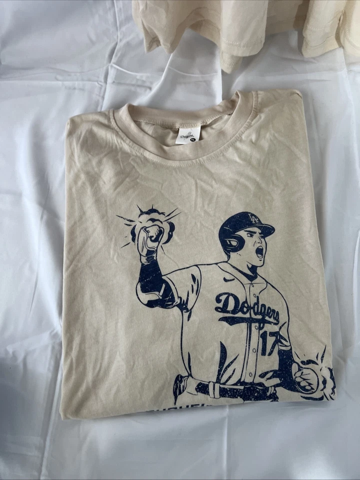 2 Pair Shirt 2024 SHOHEI OHTANI SGA 9/24/24 SHIRT LOS ANGELES DODGERS SIZE XL - Image 4 of 4