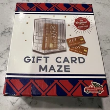 Gift Card Maze Original Fun Workshop Samsonico Plastic Puzzle Box Brain Teaser