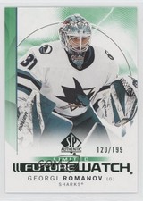 2024-25 SP Authentic Future Watch Limited Green 120/199 Georgi Romanov #161 19r4