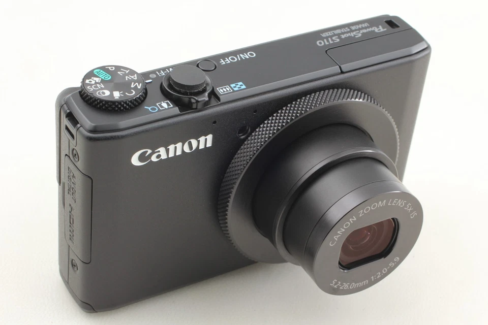 [MINT] Canon PowerShot S110 12.1MP 5x Compact Digital Camera Black From Japan - Image 4 of 4